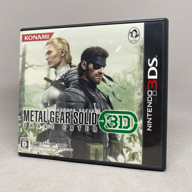 Metal Gear Solid Snake Eater 3D Nintendo 3DS Original Japan ใช้งานปกติ Shopee Thailand
