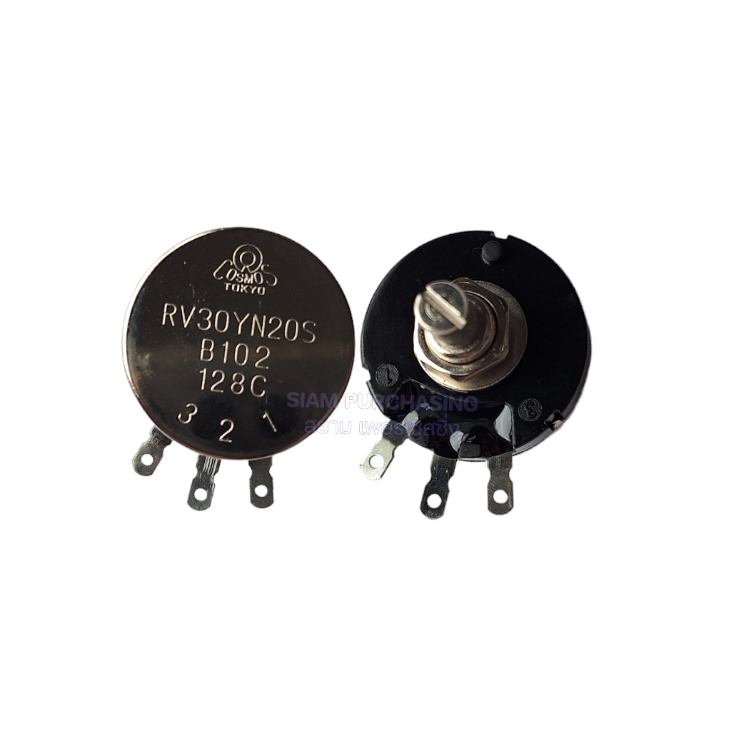 วอลลุ่มปรับค่าได้ RV30YN B102(1K) B103(10K) B104(100K) ตัวต้านทานปรับ ...