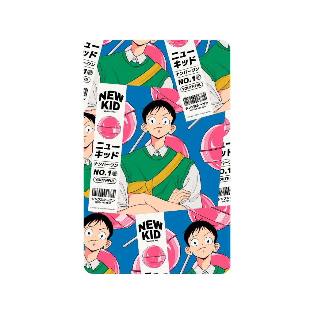 New Kid Sticker Card สติกเกอร์ ตกแต่ง | Shopee Thailand