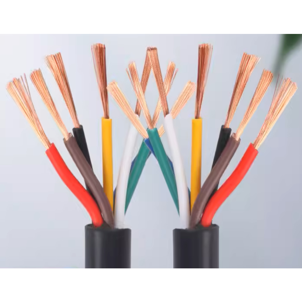 สายมัลติคอร์ Multicore cable 0.3 SQ.MM. 2C 3C 4C 5C 6C 7C สีดำ | Shopee ...