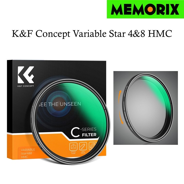 K&F Concept Variable 4&8 Points Star Filter Nano-C Series ฟิลเตอร์ 4&8 ...