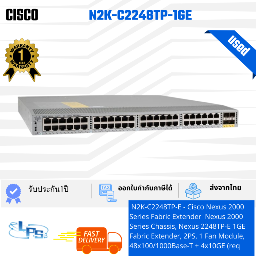 N2K-C2248TP-1GE Cisco Nexus 2000 Series Fabric Extender Detail: Nexus ...