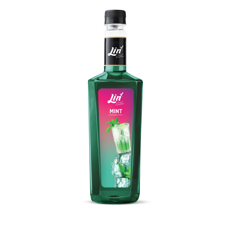 Lin ลิน ไซรัป กลิ่นมิ้นท์ น้ำเชื่อมสำหรับชาและกาแฟ (ขนาด 750 มล.) Lin ...
