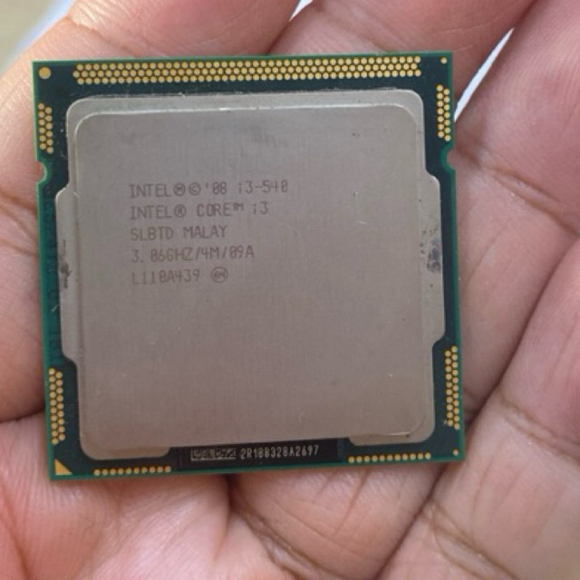 CPU INTEL CORE I3 540 3.06 GHz 2CORE 4THREAD ซีพียู รองรับเมนบอร์ด ...