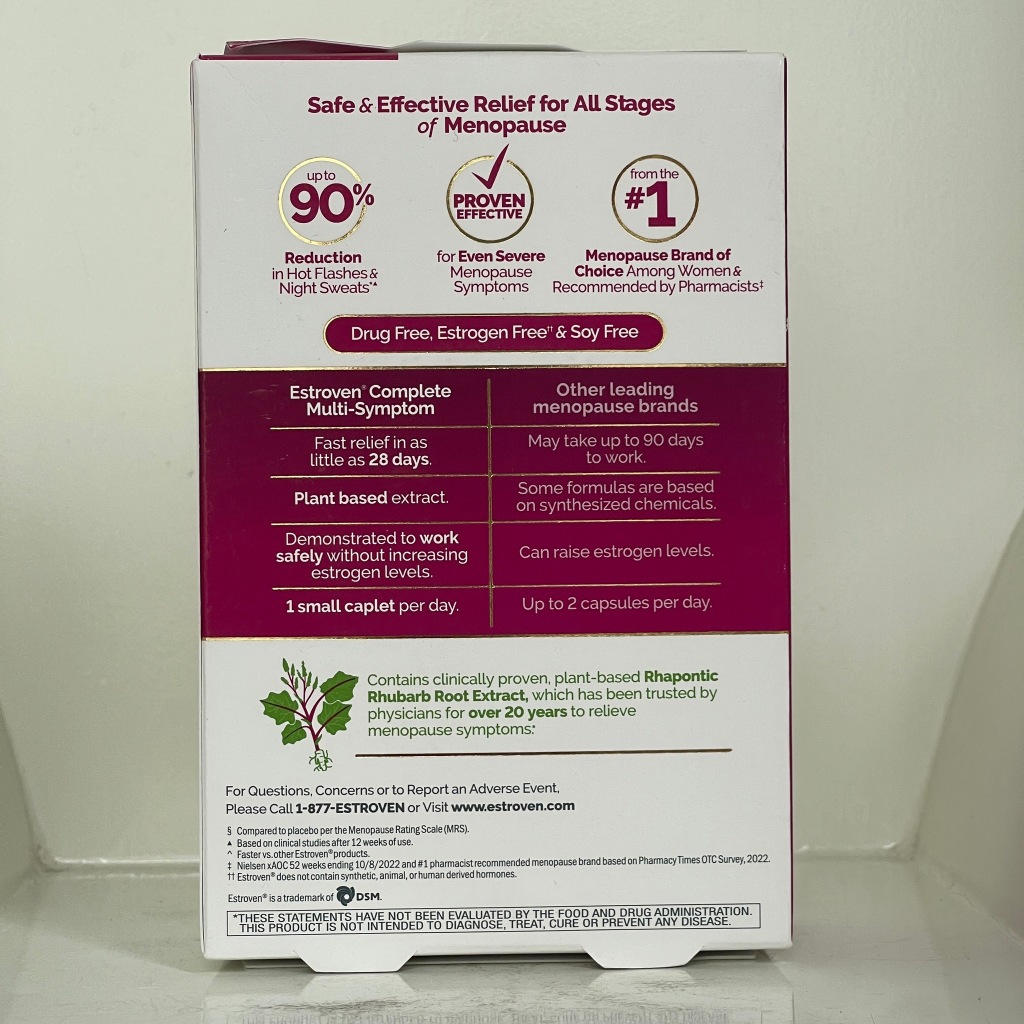 Estroven Complete Multi Symptom Menopause Relief 84Caplets ผลิตภัณฑ์ ...