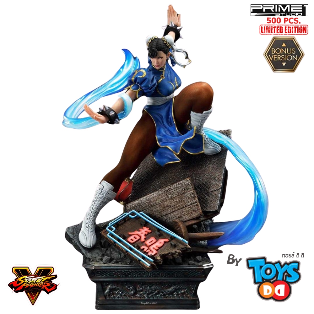 Statue Prime 1 Studio Chun-Li Street Fighter V - Costume Rose Édition Limitée 1/4