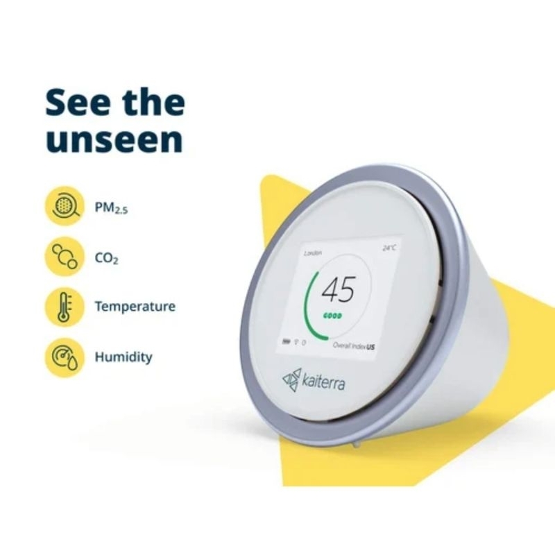 เครื่องวัดสภาพอากาศ Kaiterra Laser Egg P.M2.5 Air Quality Monitor ของ ...