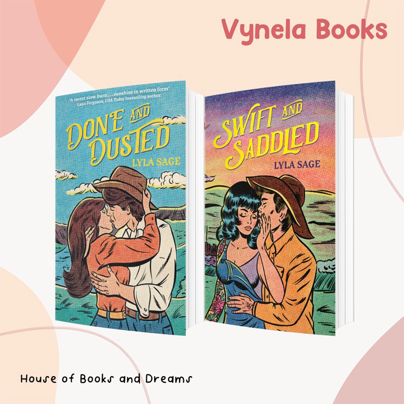 VYNELA (หนังสือภาษาอังกฤษ) DONE AND DUSTED / SWIFT AND SADDLED (REBEL