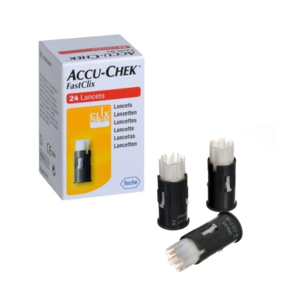 Accu-Chek FastClix /SOFTCLIX แอคคิว-เช็ค ฟาสคลิก เข็มเจาะเลือดตรวจ ...