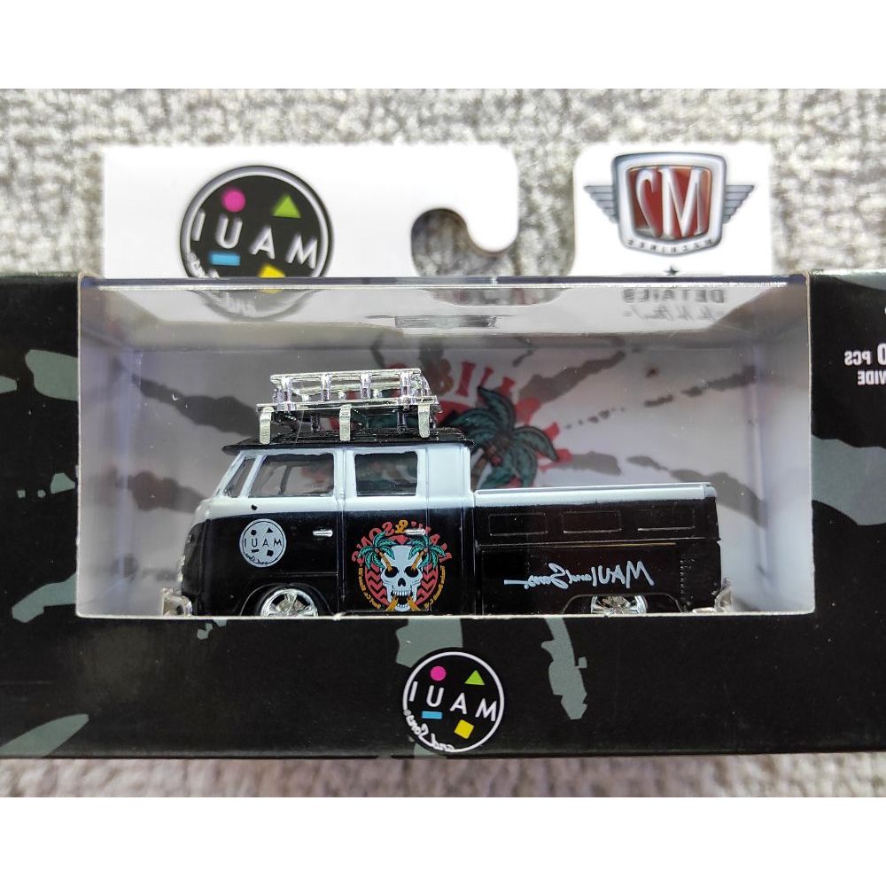 Camionnette Volkswagen Double Cabine 1961 – Modèle USA HURST – échelle 1/64 Par M2machines – Collection Miniature