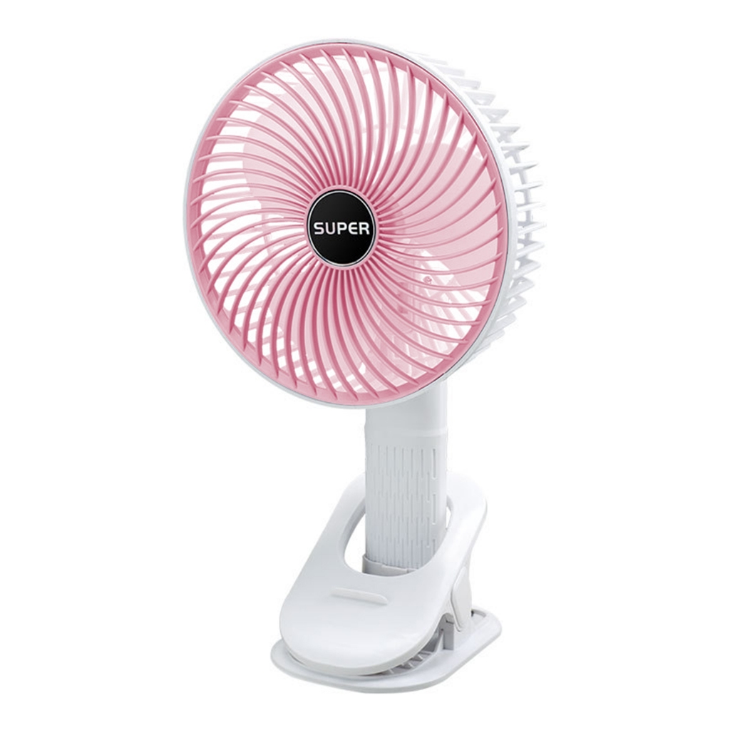 พัดลมตั้งโต๊ะ พัดลมขนาดเล็ก SUPER Desk Fan พับได้ ปรับได้ 3ระดับ แบบ ...