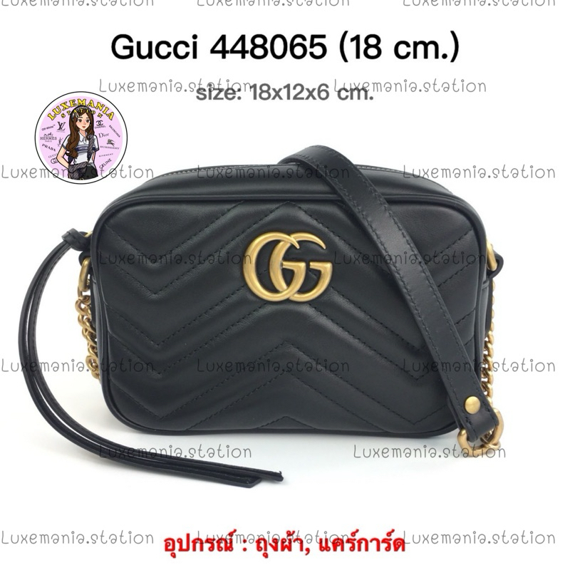 Gucci marmont camera bag 18cm hotsell