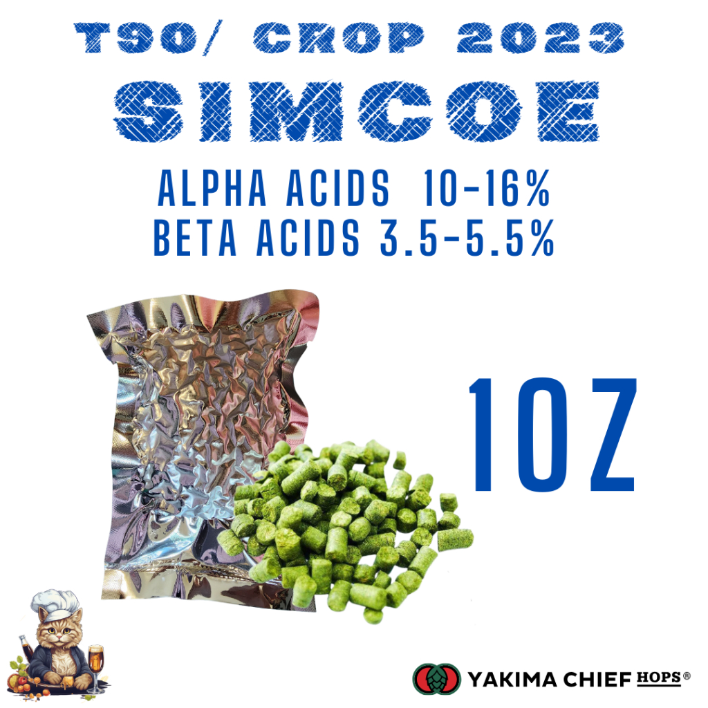 ฮอปทำเบียร์ ฮอป T90 Simcoe Hops Crop 2023 [Yakima Chief Hops] | Shopee ...