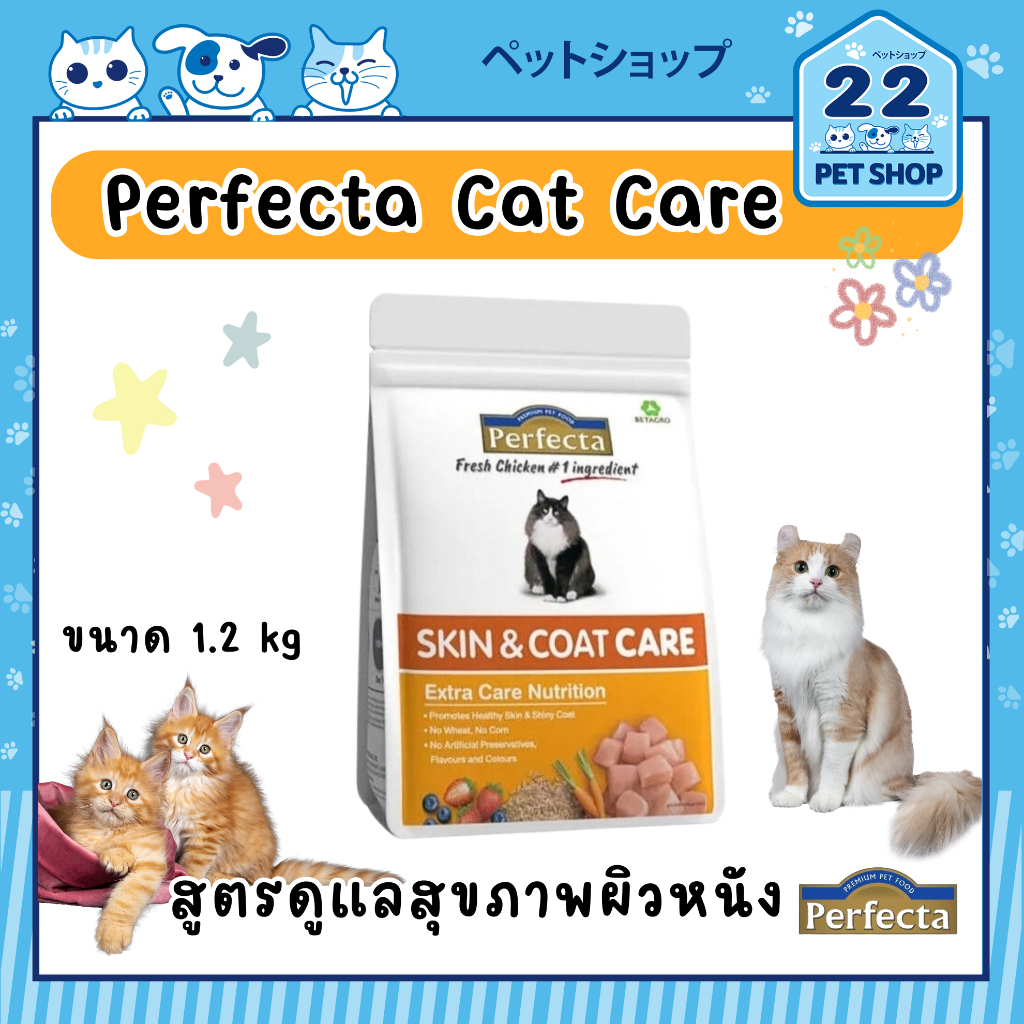 Betagro Perfecta Cat Food Care 1.2 kg Shopee Thailand