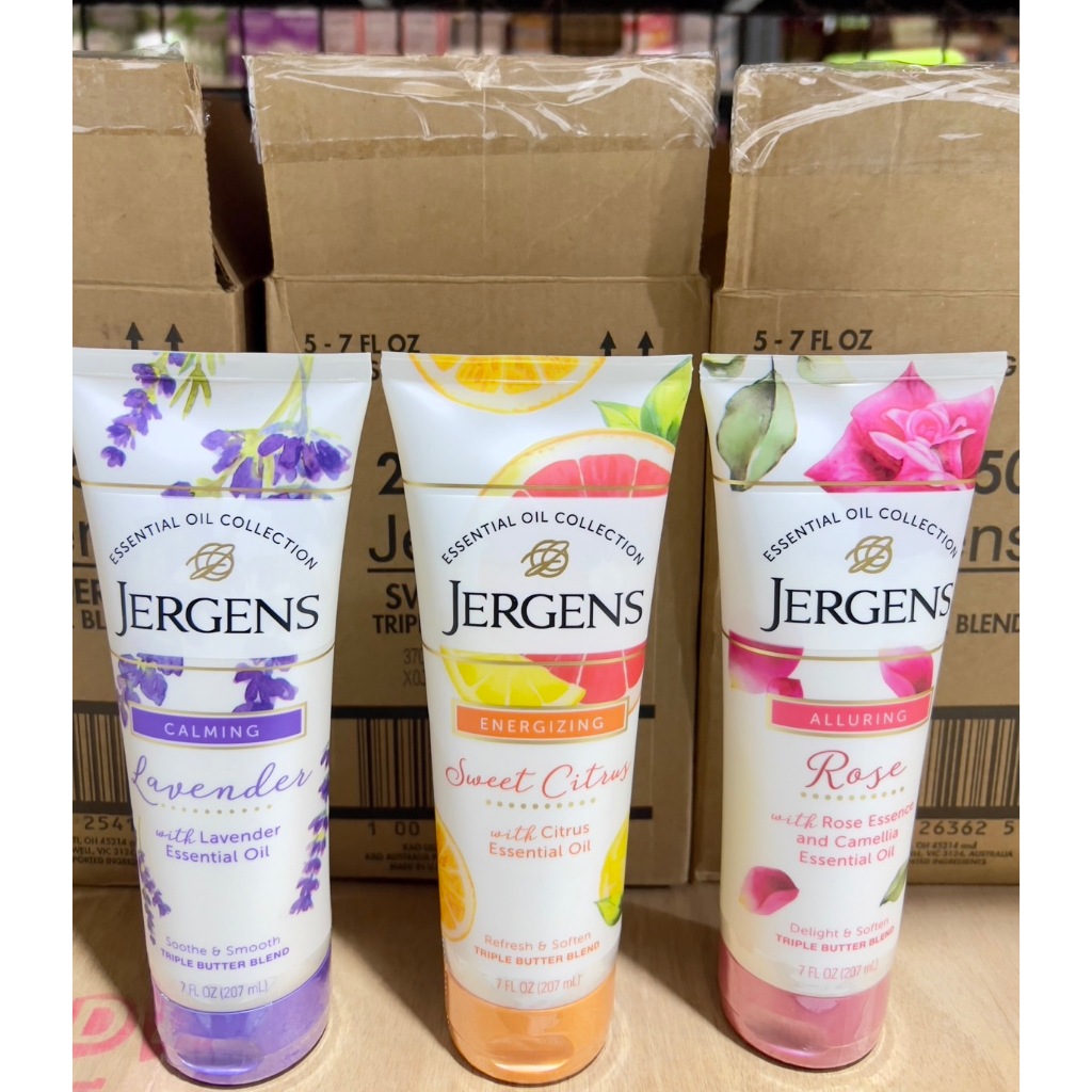 Jergens Body Butter Collection Rose Lavender Citrus ครีมทาผิว เจอร์เกน