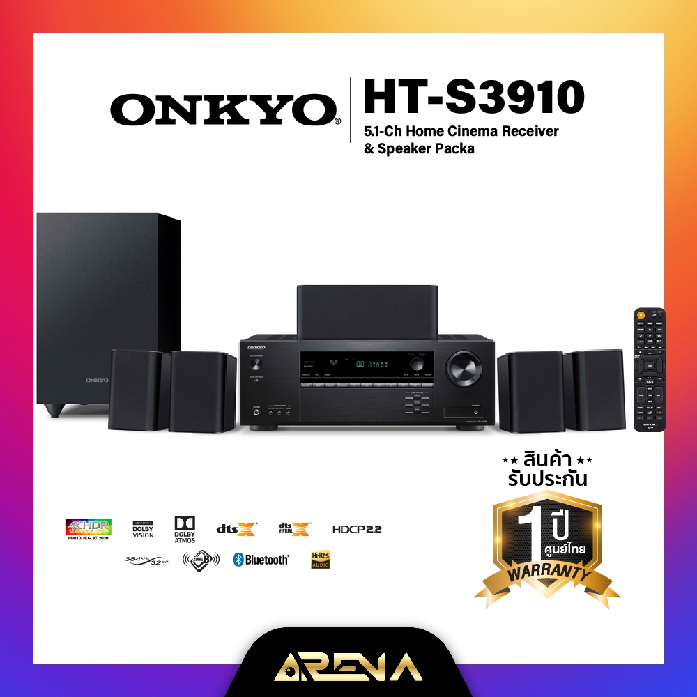 ONKYO  HT-S3910 5.2chホームシアターシステム HT-S3910 | Onkyo