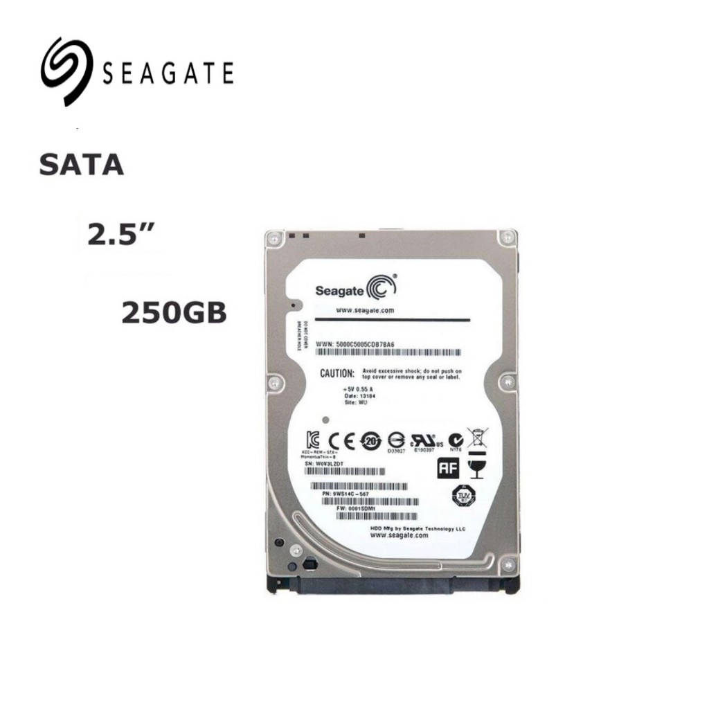 HDD NB SEAGATE 250GB. (NB-SATA-II) ซีเกท | Shopee Thailand