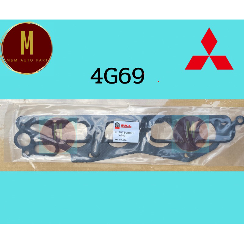 ประเก็นไอดี-ไอเสีย MITSUBISHI 4G69 (1ชุด)SPEC WAGON GRANDIS 2400CC SOHC ...