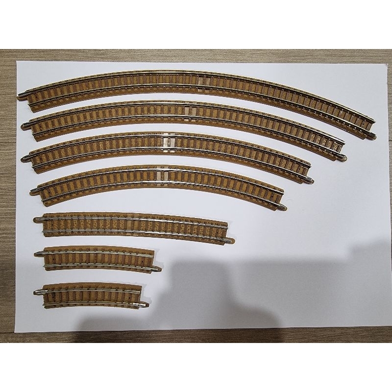 N scale TOMIX Curve Track รางโค้งหลายขนาด *มือสอง* | Shopee Thailand