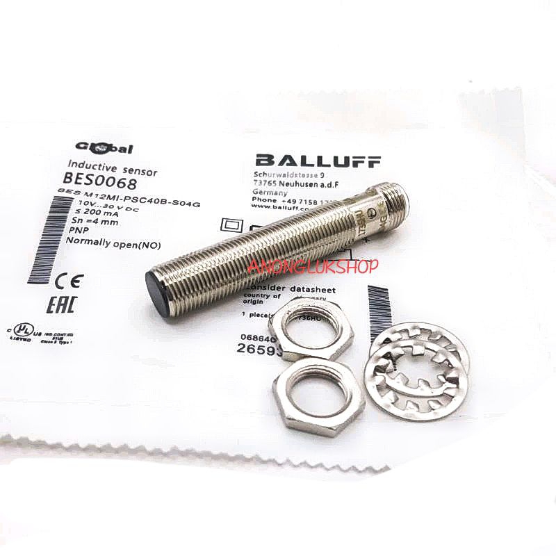 Balluff BES02W9 Inductive Proximity Sensor – M08MH1-PSC30B-S04G PNP (New)