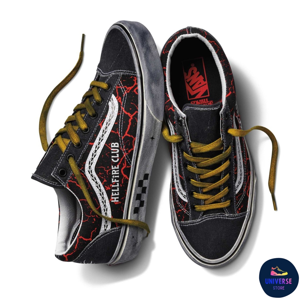 [ของแท้ ส่งไว จากไทย] VANS STYLE 36 - STRANGER THINGS BLACK/RED ...
