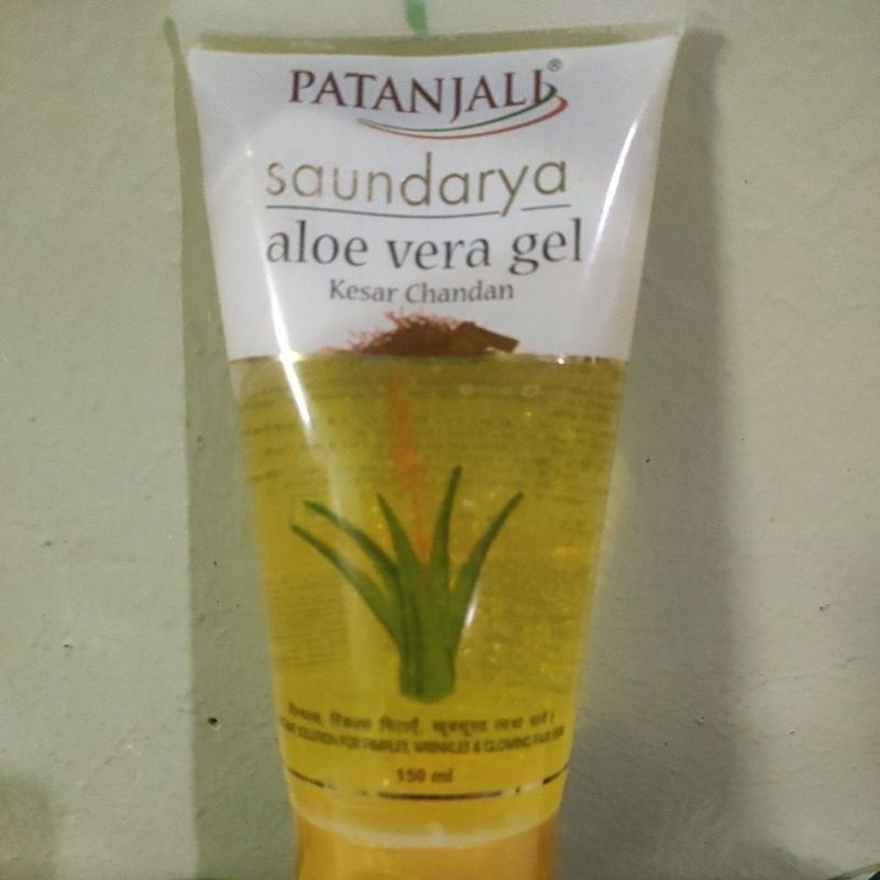 Patanjali Aloe Vera Gel Kesar Chandan 150 ml | Shopee Thailand