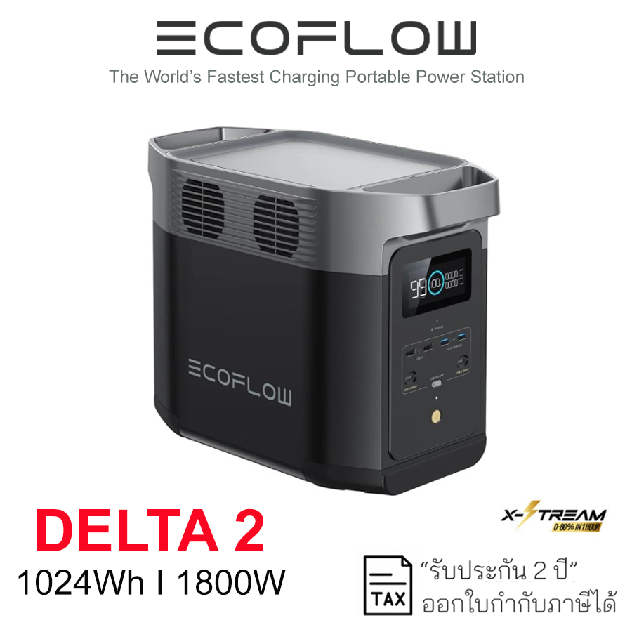 COFLOW DELTA 2 1024WH PORTABLE POWER STATION แบตเตอรี่สำรองพกพา ขนาด ...