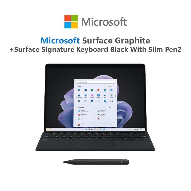 [Laptop] Microsoft Surface Pro 9 i7/16/512 Graphite + Surface Signature ...