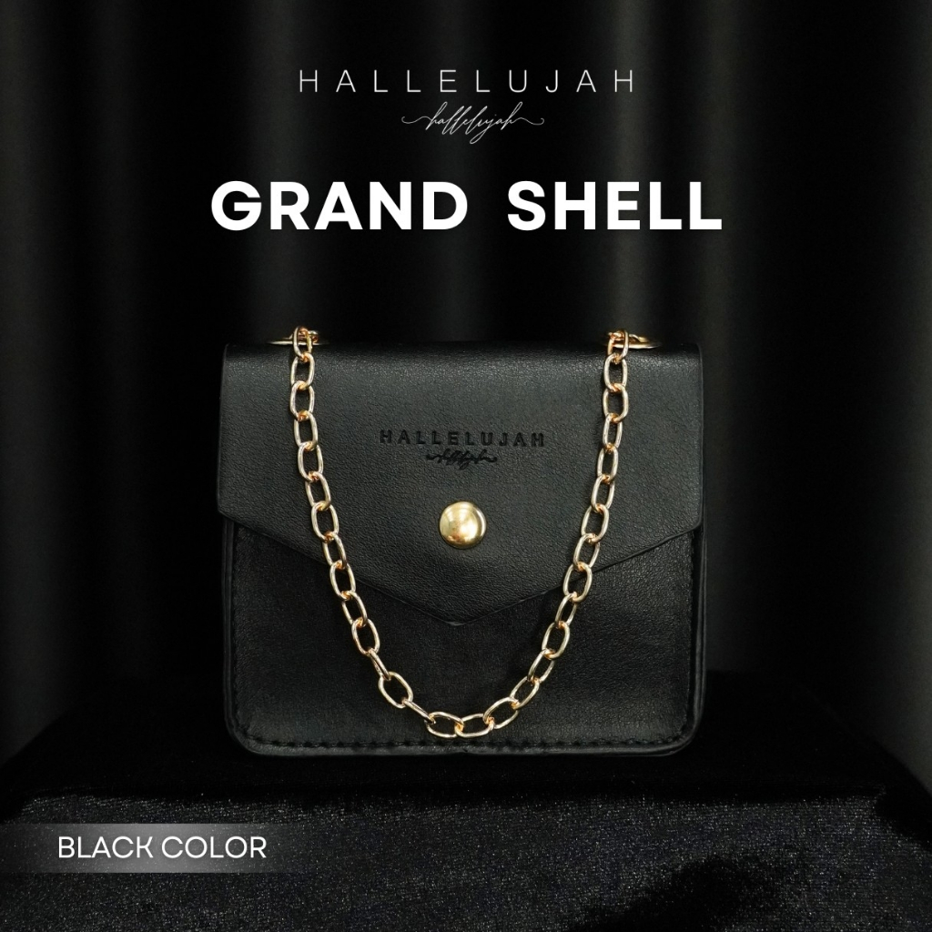 กระเป๋ารุ่น Grand Shell แบรนด์ Hallelujah ใบเล็ก ใส่เงิน เหรียญ บัตร ...