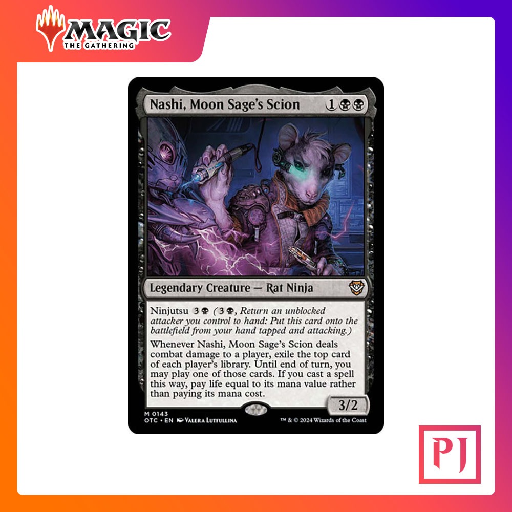 [MTG] Nashi, Moon Sage's Scion [OTC] [BLACK] [MYTHIC] [NORMAL] [ENG ...