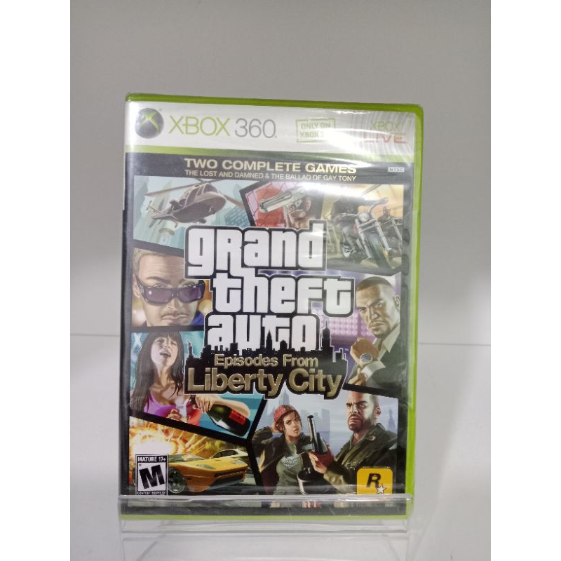 GTA Episodes From Liberty City XBOX 360 - Complet Avec Carte - FR TTBE