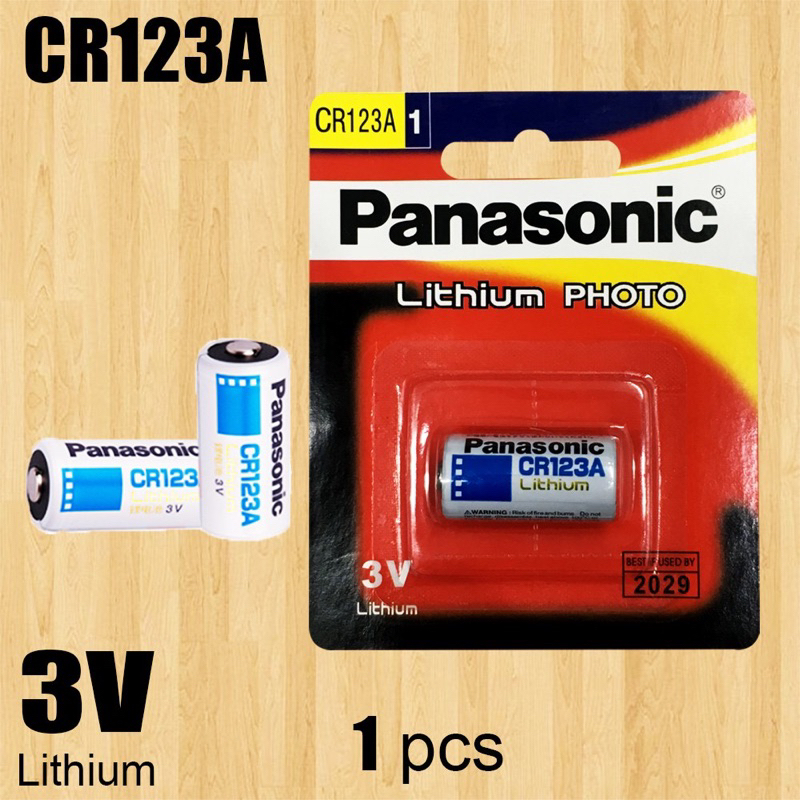 ถ่าน Panasonic CR123A ถ่านลิเที่ยม สำหรับ กล้อง ไฟฉาย Surefire ของแท้ ...