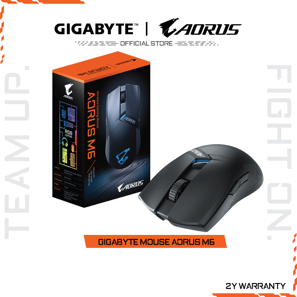 GIGABYTE GAMING MOUSE AORUS M6 (GM-AORUS M6) | Shopee Thailand