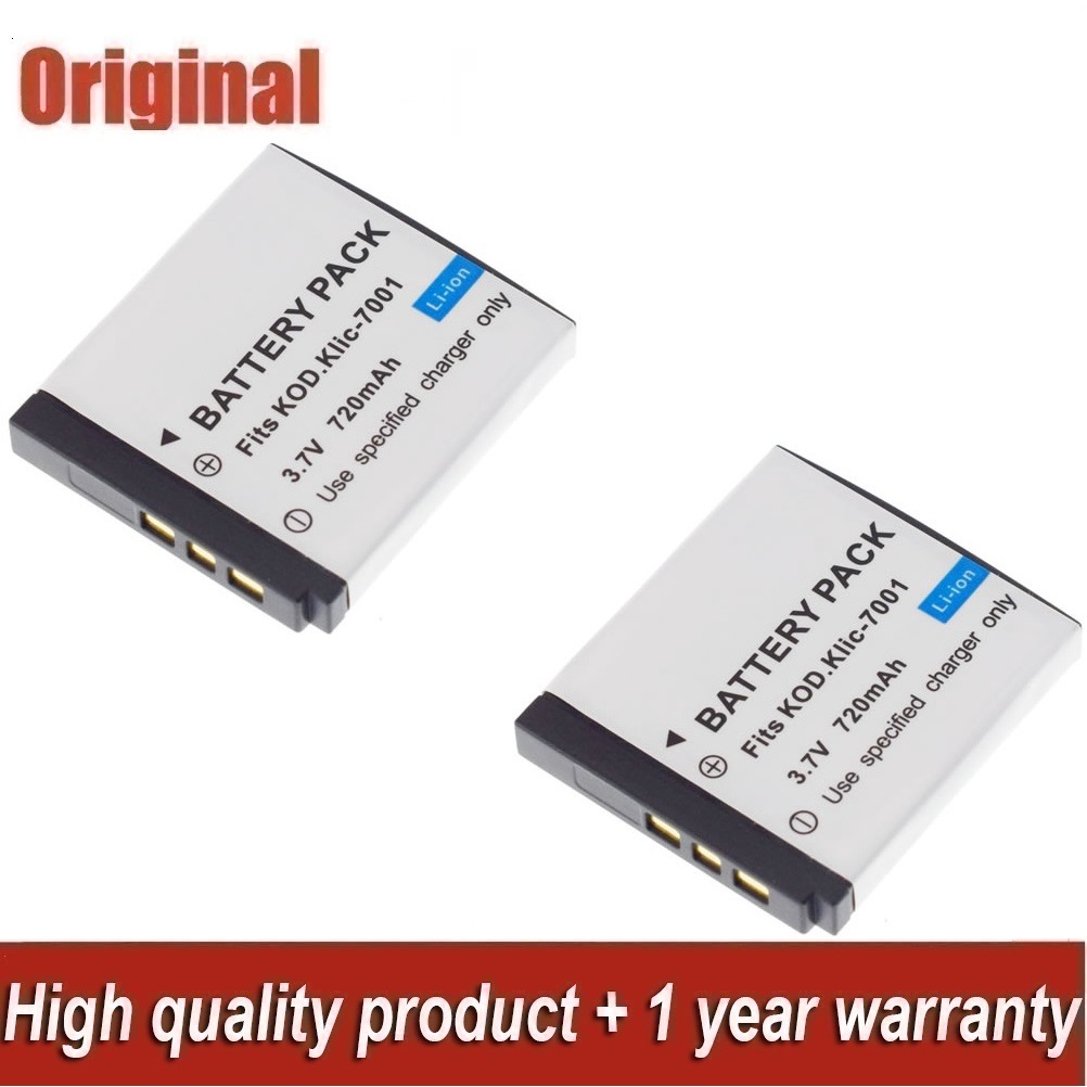 3.7V 720mAh KLIC-7001 KLIC7001 Battery for Kodak M341 M340 M320 M1073 ...
