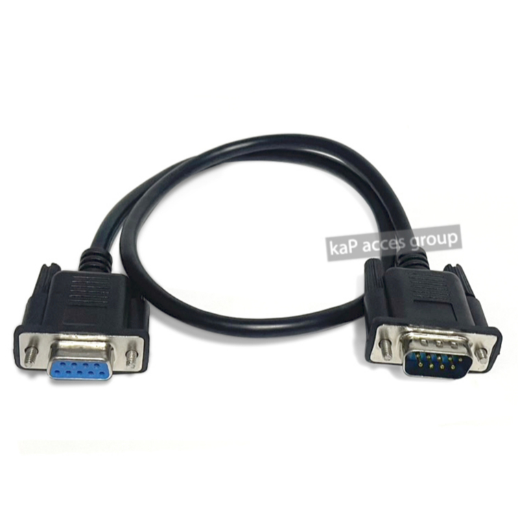 DB9 RS232 Serial 9 pin male / female ผู้ เมีย ซีเรียล สายตรง Straight ...