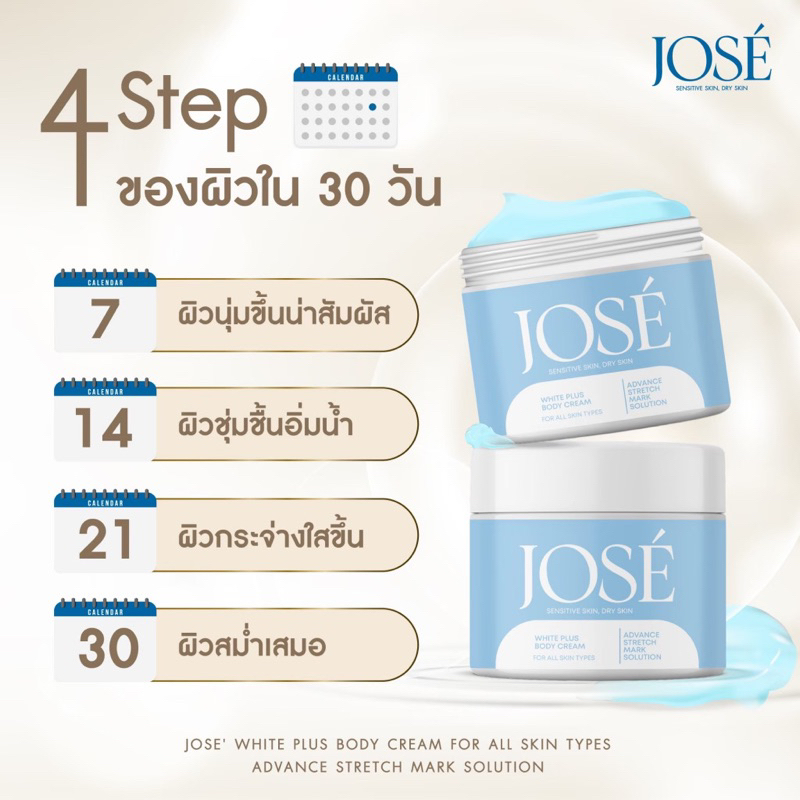 แท้💯% JOSE Body Cream ครีมโจเซ่ Jose White Plus Body Cream โจเซ่ ไวท์ ...