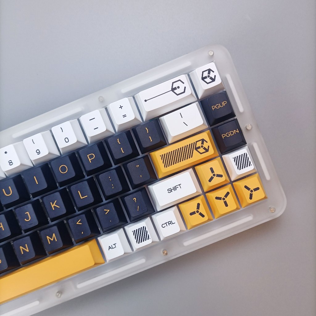 คีย์แคป 131 คีย์ Virtual War Keycaps Dye Sublimation PBT Cherry Profile ...