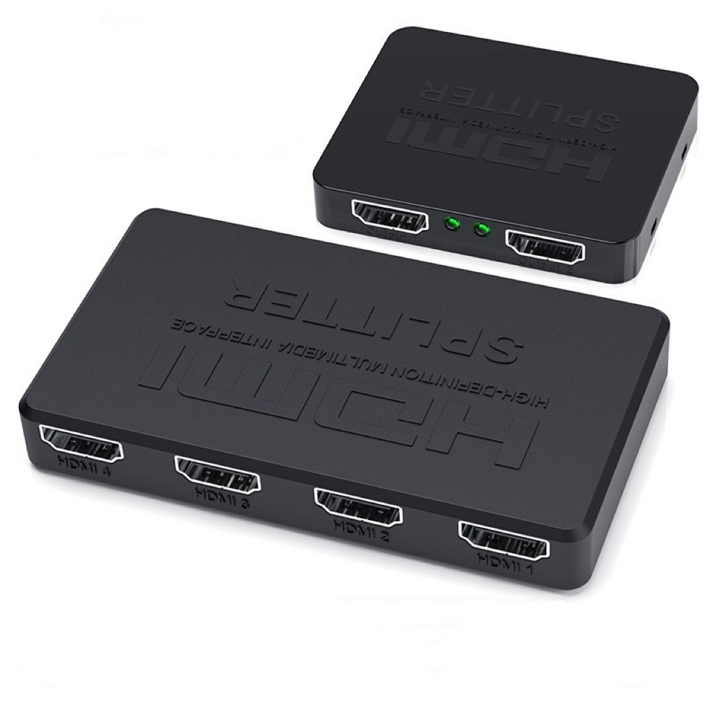 HDMI Splitter In 1 Out 2 Out4 พร้อมด้วย Power Adapter Splitter รองรับ ...