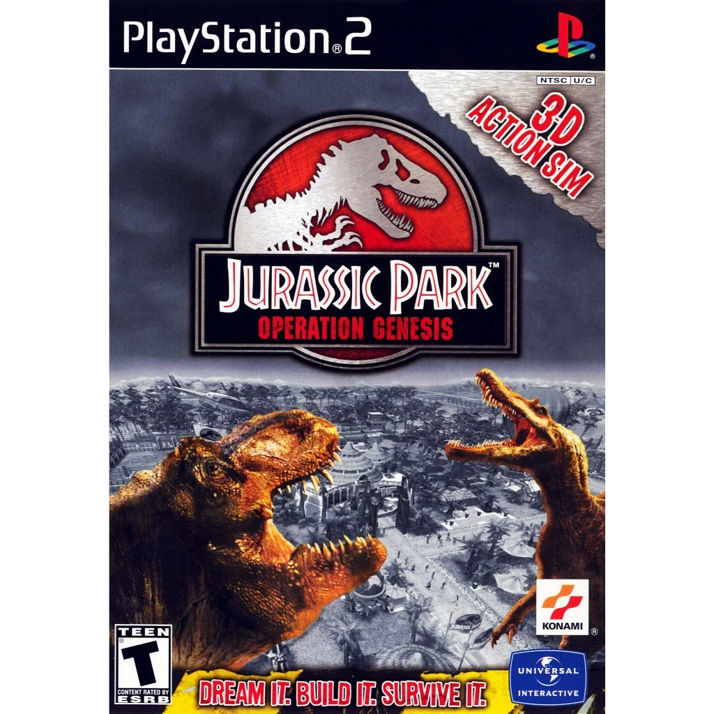 แผ่นเกมส์ PS2 Jurassic Park - Operation Genesis คุณภาพ ส่งไว (CD)