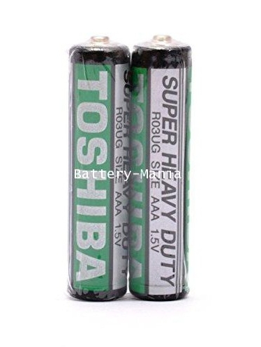 ถ่านคาร์บอนซิงค์ R03UG AAA (แพ็ค2ก้อน) toshiba super heavy duty ใส่ ...