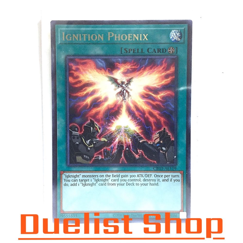 Ignition Phoenix (R) Spell [Field] ชุด CR03-AE119 การ์ดยูกิโอ (Yu-Gi-Oh ...