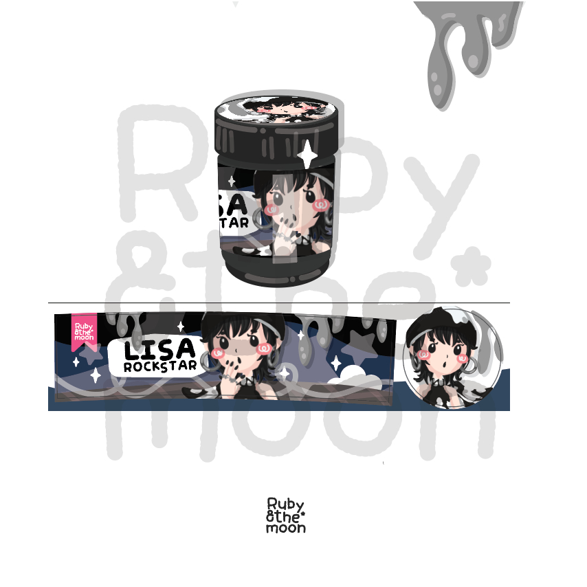 BLACKPINK Hong Thai/inhaler sticker : สติกเกอร์ติดขวดยาดมหงส์ไทย( 25 g ...