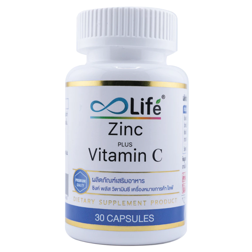 Life Zinc Plus Vitamin C ไลฟ์ ซิงค์ พลัส วิตามินซี วิตามินบำรุงผม