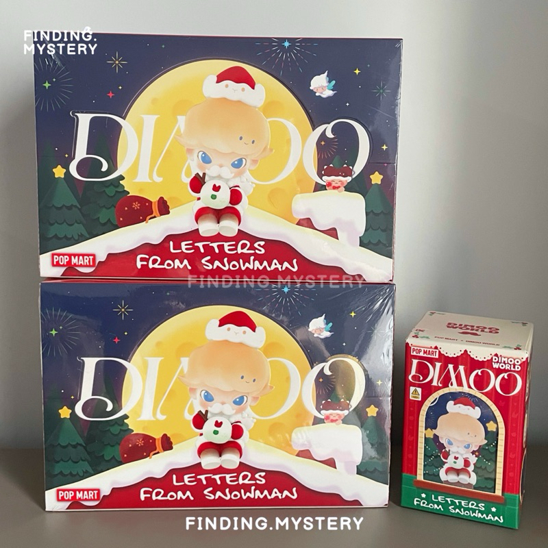 ( พร้อมส่ง / ยกกล่อง ) Blind box ยกกล่อง : DIMOO letters from snowman ...