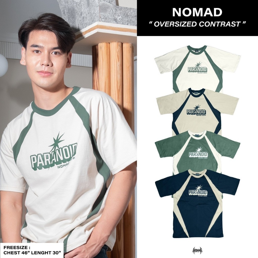 Nomad T-Shirt Collection Y2K. ลายParanoid
