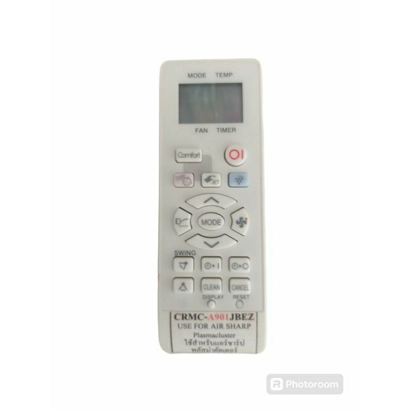Remote ตัวควบคุมระยะไกล Sharp รุ่น CRMC-A901JBEZ | Shopee Thailand