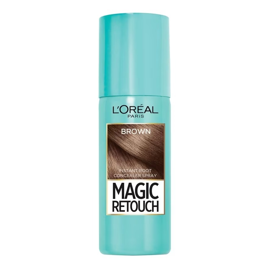 L'Oreal Paris Magic Retouch Instant Root Concealer Spray Brownเมจิค รี ...