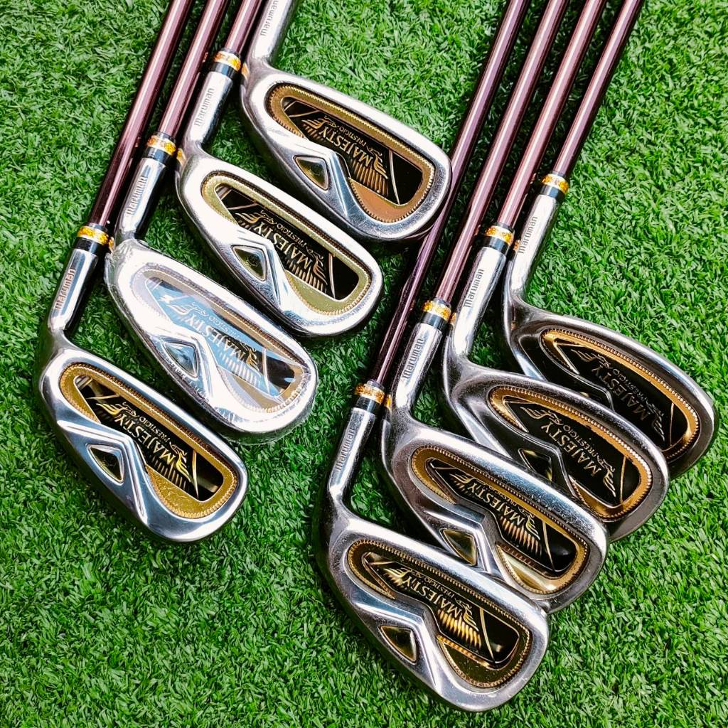 Set De Fers Maruman Majesty Prestigio Gold Premium - Gaucher - 8 Clubs Flex S