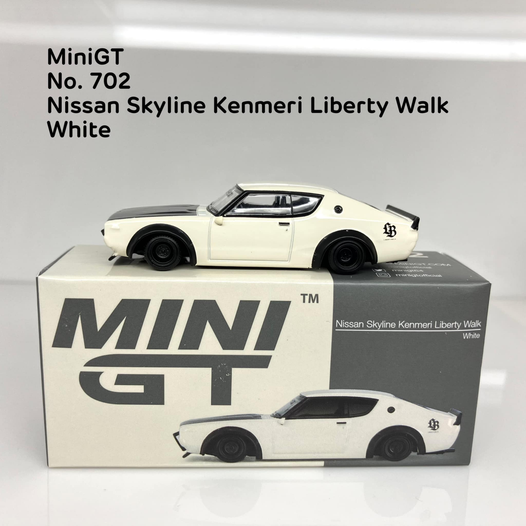 Mini GT 1:64 Nissan GT-R KPGC110 Kenmeri Liberty Walk Bianca #702 – In Saldo