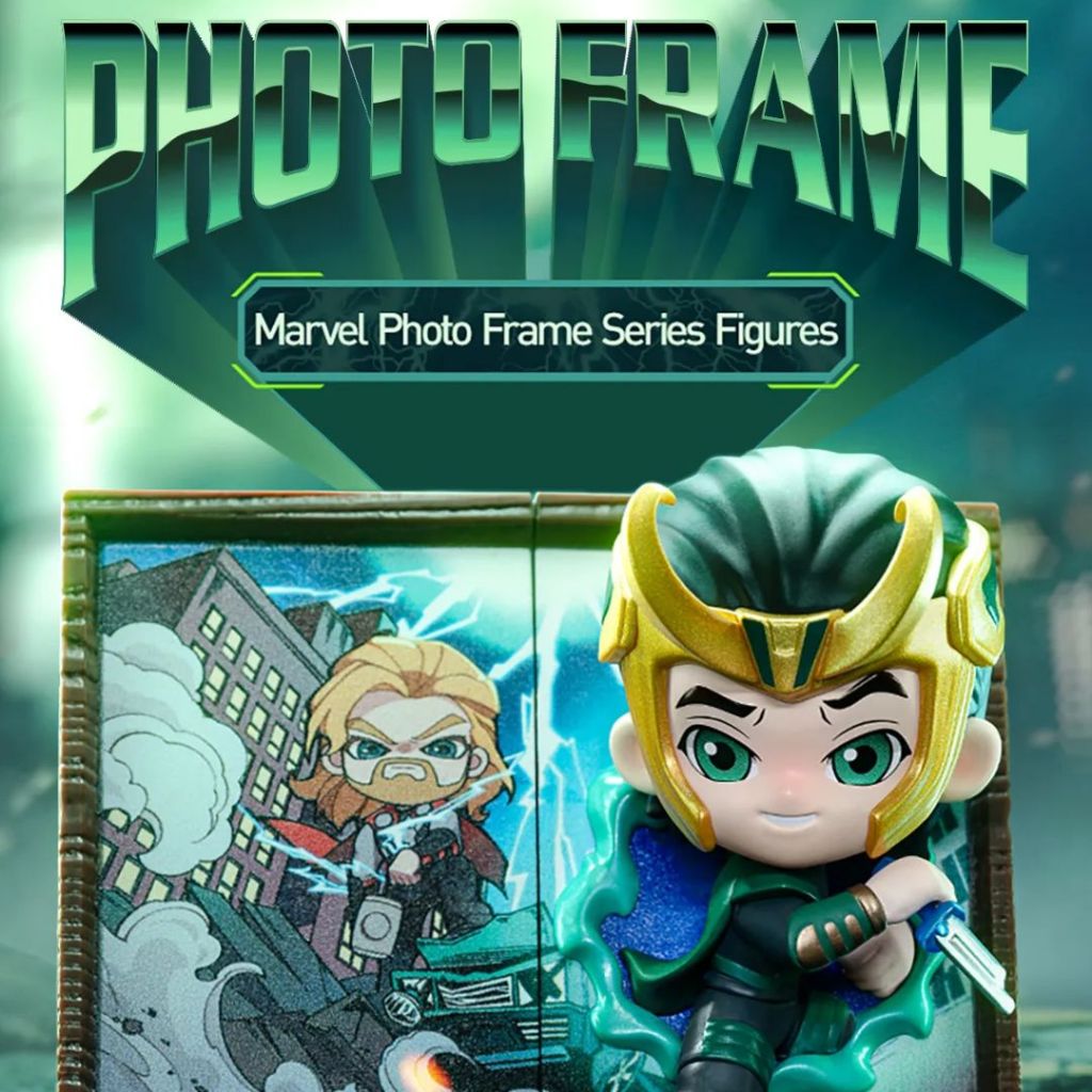 Live 20.00 ** Marvel Photo Frame Series Figures POP MART พร้อมส่ง ...